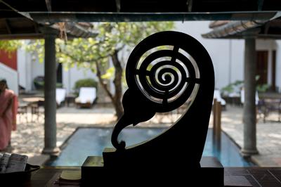 Hotel Lobby overlooking the Poolside