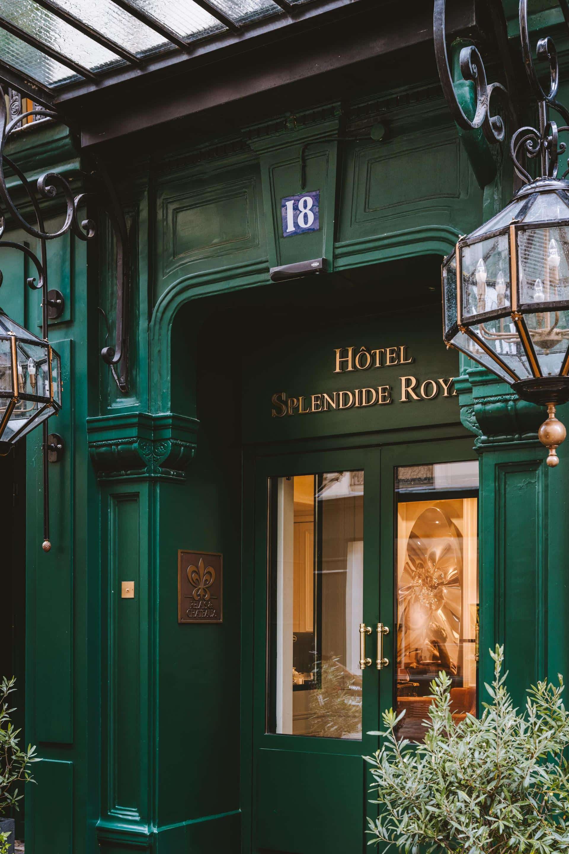 Hôtel Splendide Royal Paris, Relais & Chateaux