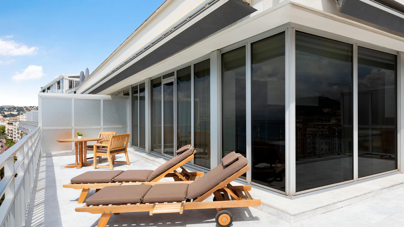 Panoramic Junior Suite, Junior Suite, 1 King, Sea View, Terrace