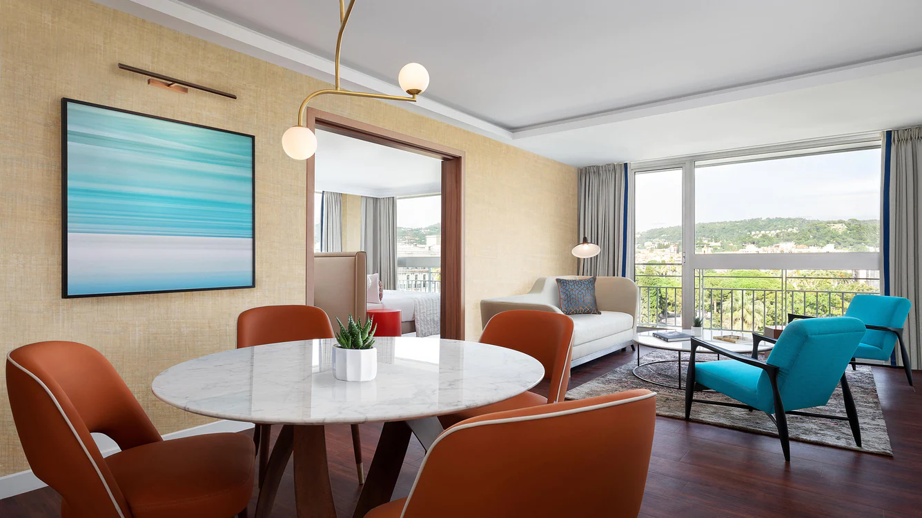 Mediterranean Suite, 1 Bedroom Suite, 1 King, Garden View, Balcony