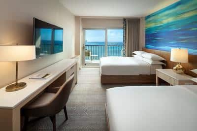 Oceanfront Doubles Guest Room