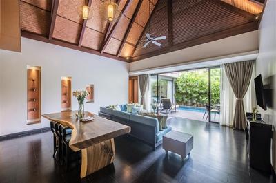 Dining area of the pool villa