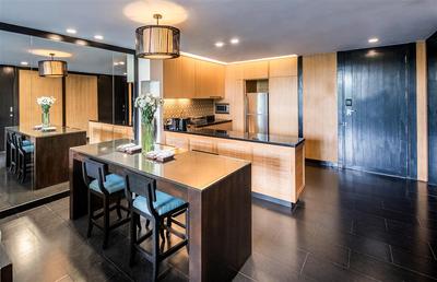Kitchen and dining area in the Two Bedroom Suite