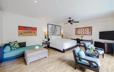 Overview of a Pool Villa master bedroom