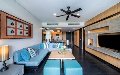 Living room area of the Two Bedroom Suite