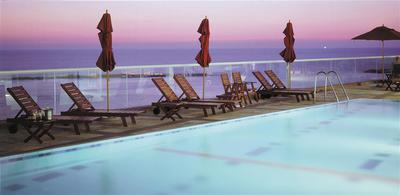 Outdoor Pool at Sunset