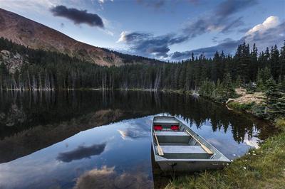 boat atVermejo lake