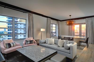 Vice Presidential City Skyline View Balcony Suite