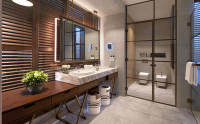 1 King Bed Beachfront Pool Villa Bathroom