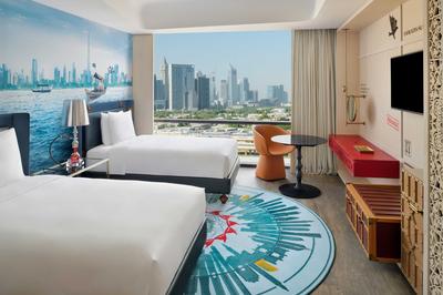 2 Twin Beds Standard City View
