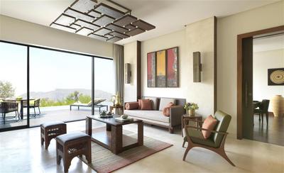 One Bedroom Cliff Pool Villa living room