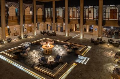 Courtyard and Al Baha Cafe
