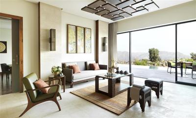 One Bedroom Cliff Pool Villa living room