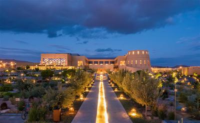 Main building at night