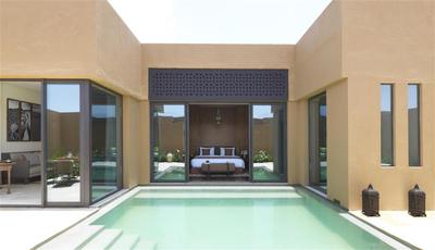 Pool villa exterior view