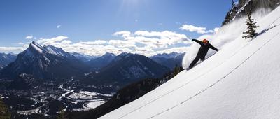 Skiing in Banff National Park