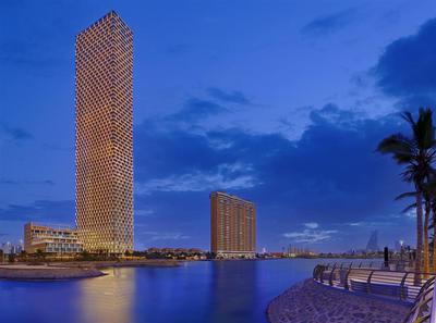 Hotel Exterior Evening Shot