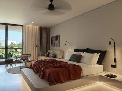 1 King Bed