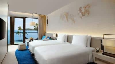 2 Twin Beds Ocean View with Club Access