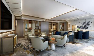 B200-022 Presidential Suite Living Room