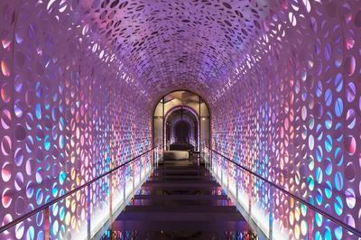 Rainbow Color Arrival Tunnel
