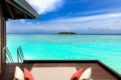 Guest Room Water Bungalow Patio