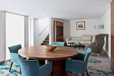 Duplex Suite Dining & Living Area