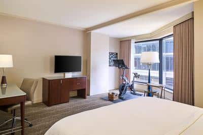 King Peloton Workout Guest Room