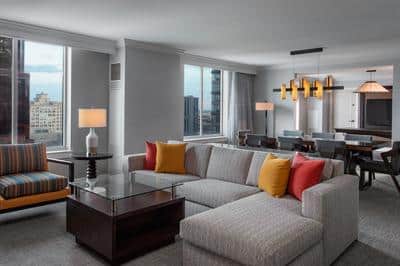 The Vice Presidential Suite Living Room