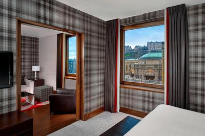 View of Edinburgh Castle from Castle View Suite