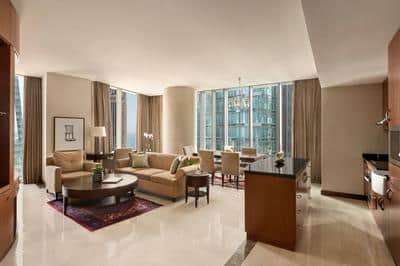 Three-Bedroom Apartment - Living Room