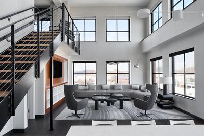 Bi-Level Suite Living Area