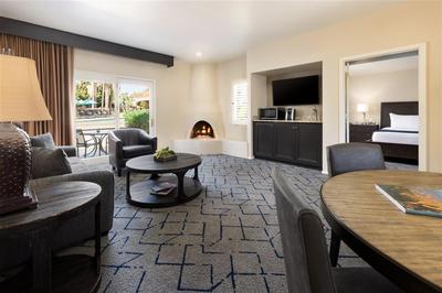 Patio Suite Living Room Courtyard View