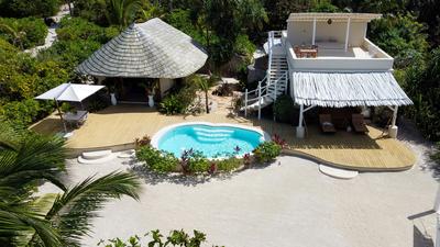 One-bedroom villa aerial view