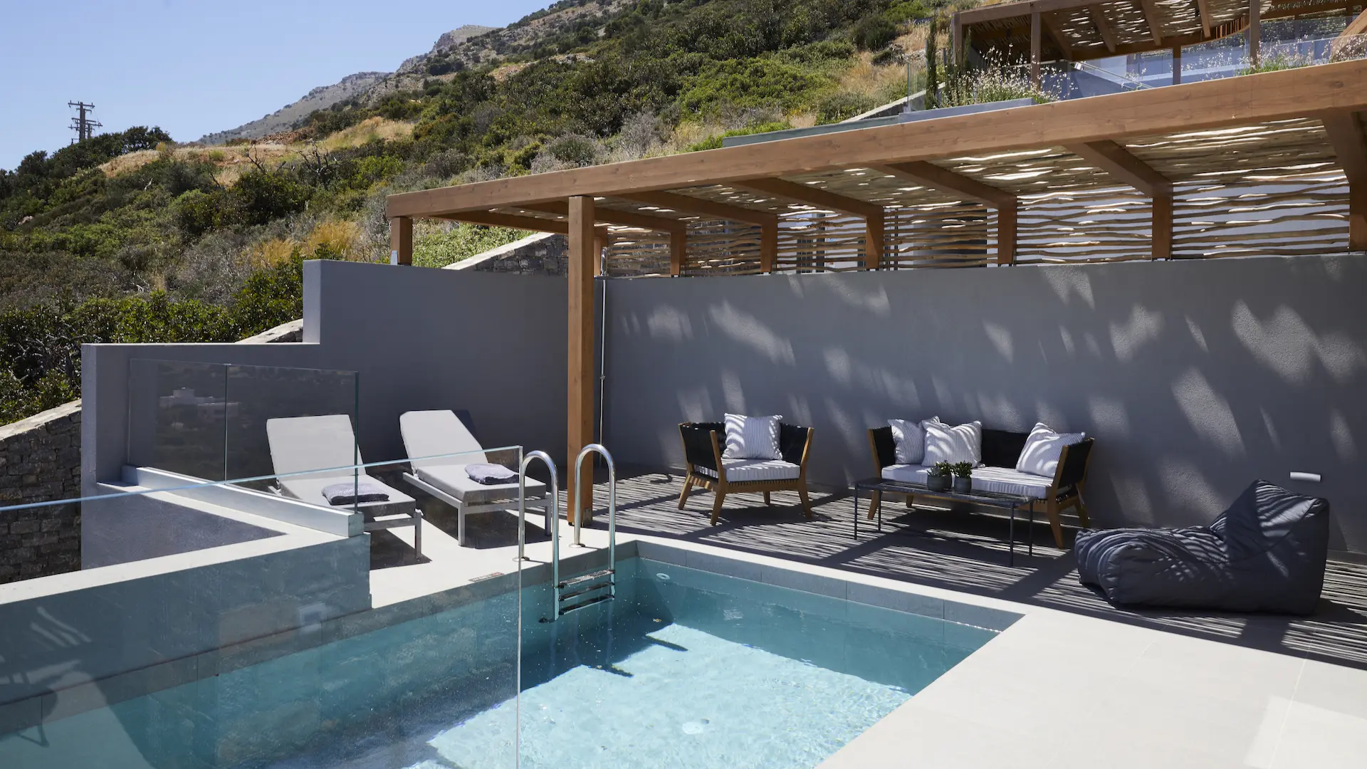 Premium Private Heated Pool Room Sea View