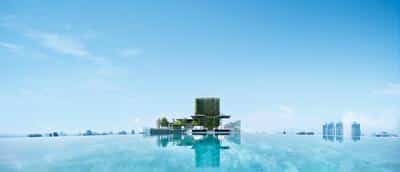 Pool For Suite Guests On Rooftop Hero Panoshot