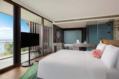 1 King bed lake view suite