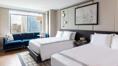 Accessible - 2 Double Beds with Roll-in Shower, Upper Stories