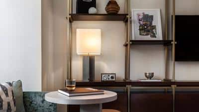 1 King Bed with Partial Park View
