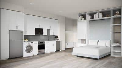 Studio Kitchen Bed