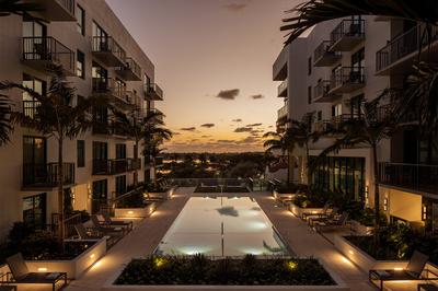 AKA West Palm Beach Pool Deck Dawn One Point From