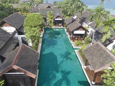 Deluxe Pool Access Rooms from above
