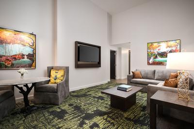 One Bedroom King Suite Living Area