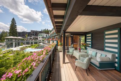 Exterior View Summer Hotel From Balcony Pools Terr
