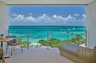 Deluxe Room, 1 King, Partial Ocean View, Balcony