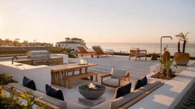 Ocean View Four Bedroom Rooftop Villa