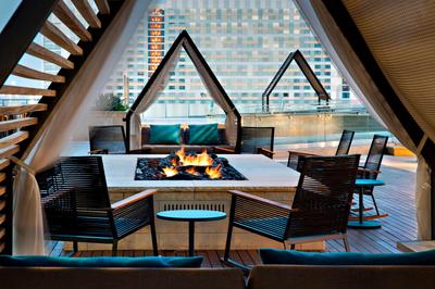 Cabana with Fire Pit
