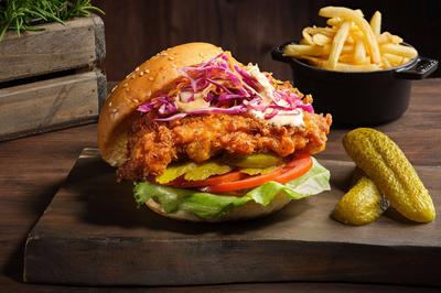 Marriott Cafe - Buttermilk Fried Chicken Burger