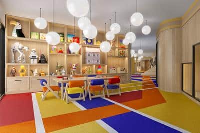 Kids Play Room with Curated Program