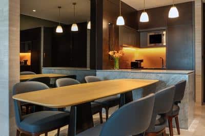 Deluxe Two-Bedroom Apartment - Dining Area/Kitchen